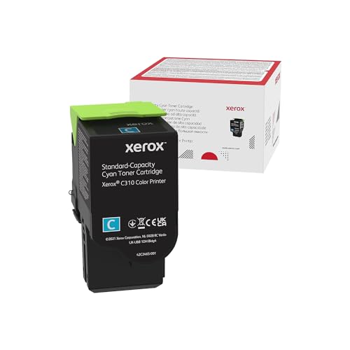 Image of Xerox Original Standard Yield Laser Toner Cartridge - Single Pack - Cyan - 1 / Pack