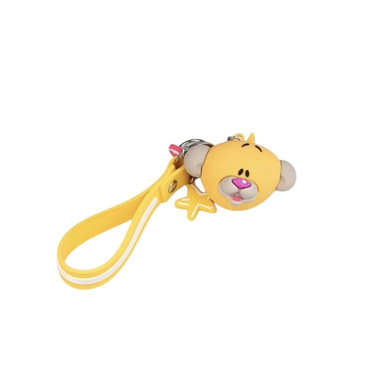 Diddl Figure Keychain, Yellow - Image 3