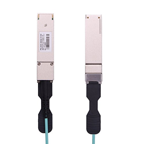 Image of 10Gtek for Arista AOC-Q-Q-100G-10M, 100G QSFP28 AOC Fiber Cable, 10m /33ft