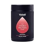 WelleCo HydroProtein Elixir, Potassium Electrolyte Powder with 15g Vegan Protein for Energy, Healthy Hair, Skin & Nails, Easy to Digest Powdered Electrolytes, Black Currant & Pomegranate, 9.5oz Jar