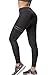 FITTOO Pantalones Deportivos Leggings Mujer Yoga de Alta Cintura Elásticos y Transpirables para Running Fitness Yoga con Gran Elásticos630 Negro S