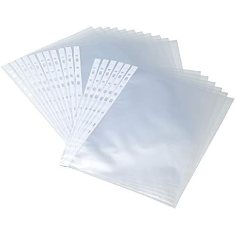 Bantex Budget 400105682 A4 Document Wallets Pack of 100 Transparent Cover