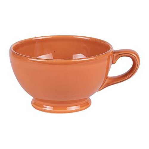 Table Passion - Tasse Jumbo en Faïence Orange, 700 ml, Rond, Réutilisable