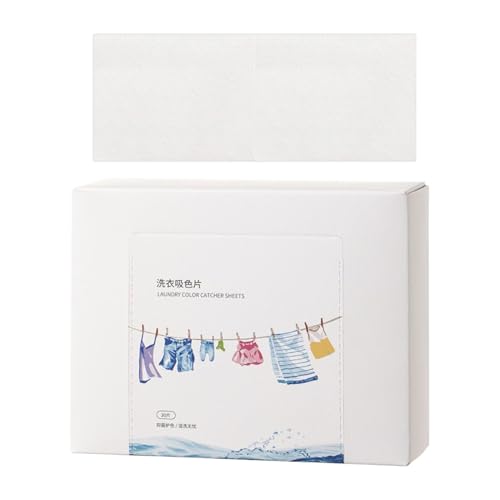Toallitas Antitransferentes - 30 Unidades De Hojas Protectoras De Color | Suministros De Lavado Para Protección Diaria De Tejidos Eliminación De Manchas A Máquina Ropa Oscura Hogar