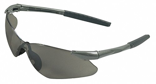 Jackson Safety 3013538 V30 Nemesis VL Safety Glasses Gun Metal Frame - Smoke Mirrored Lens(25704)