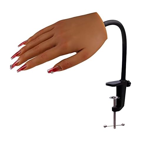 KnowU Übungshand für Nageldesign, Silikon Übungshand Cover