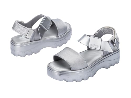 Image of Melissa Kick Off Platform Sandals for Women - Super Soft and Flexible Vegan Chunky Platform Sandal with Adjustable Straps and Open Toe Design