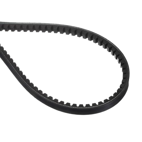 uxcell BX122 EPDM V-Belt, Raw Edge Cogged Industrial Rubber V Belt 0.67" Width x 122" Inside Circumference