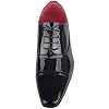Mens Boys Faux Leather Patent Formal Smart Wedding Work Lace Up Shoes - Black - UK 8 / EU 42 #1