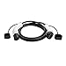 Produktbild EV + Elektrofahrzeug-Ladekabel - Typ 2 auf Typ 2-5 Meter PHEV Ladekabel - 3-Phase 16A (11 kW) Schwarz- Gratis Tragetasche - EU CE IP55