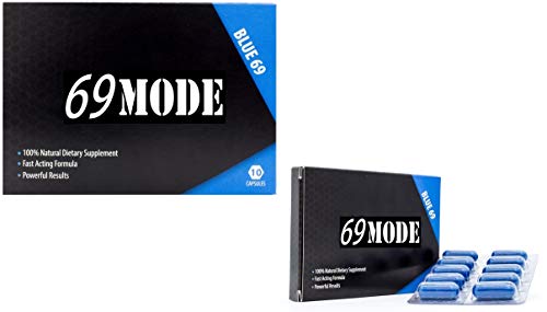 69 MODE Blue69 Male Enhancing Natural Performance Pill The New Most Effective Natural Amplifier for Performance, Energy, and Endurance (20 Capsules)