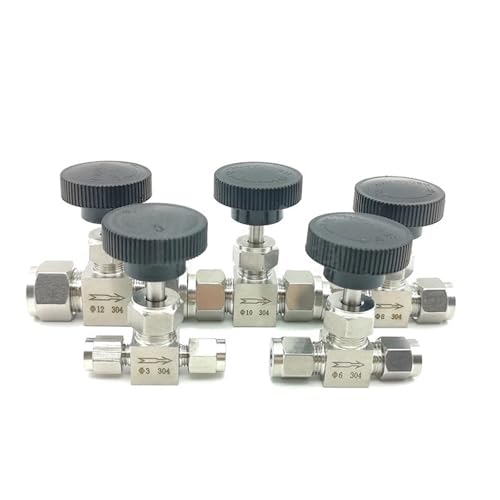 Vanne de régulation 4 mm inox 304 double virole raccord compression