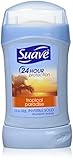 Suave 24 Hour Protection Anti-Perspirant Deodorant Invisible Solid Tropical Paradise 1.40 oz (Pack of 4)
