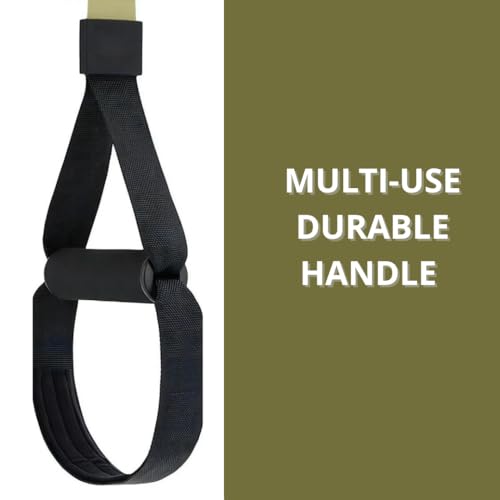Suspension Trainer Straps for Full Body Workout. Portable Home Gym System for Strength, HIIT, Core, Pilates, and Yoga. Bodyweight Training Kit with Door Anchor & Travel Bag