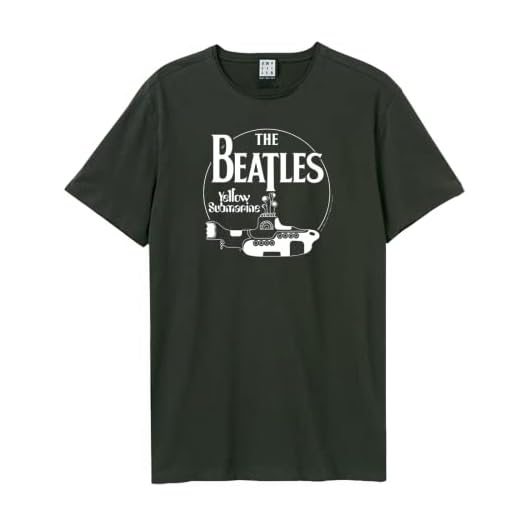 Amplified Camiseta The Beatles Yellow Submarine Black, Negro , M