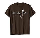 klettern kinder Trage dieses Klettern Herzschlag Kletterer EKG T-Shirt zum Felsklettern, Schweiz Bergsteigen, Österreich oder Geburtstag Klettern. Das Boulder oder Bouldern Shirt mit der Figur Wanderer ist ideal bei Kletter in den Bergwelten.