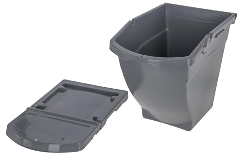 KERBL Futterbox stapelbar 60 Liter – mit Deckel, Kunststoff (Abmessungen 57,8 × 39 × 49 cm, Gewicht 2.582 kg, Kunststoff) 3210253