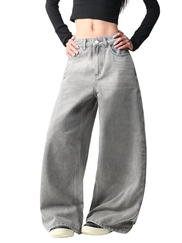 OYICAI Jean Femme Large Baggy Denim Tendance 2026 Pantalon Vintage Hip Hop Loose Fit Streetwear Haute Taille Surdimensionné Décontracté Y2K Années 2000...