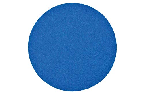3M Hookit Blue Abrasive Disc, 36244, 6 in, 180 grade, No Hole, 50 discs per carton