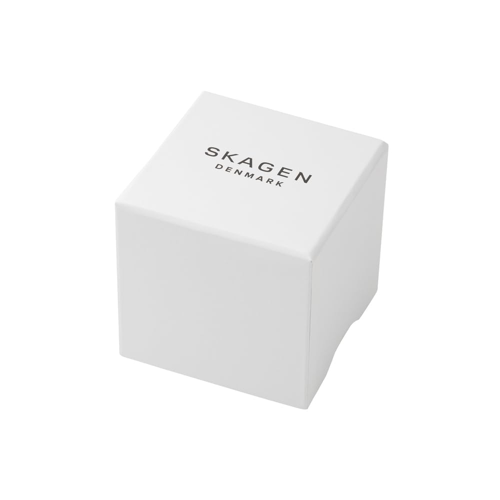 Skagen Mellem Reloj Digital para Hombre, Movimiento LCD con Correa de Acero Inoxidable o Cuero