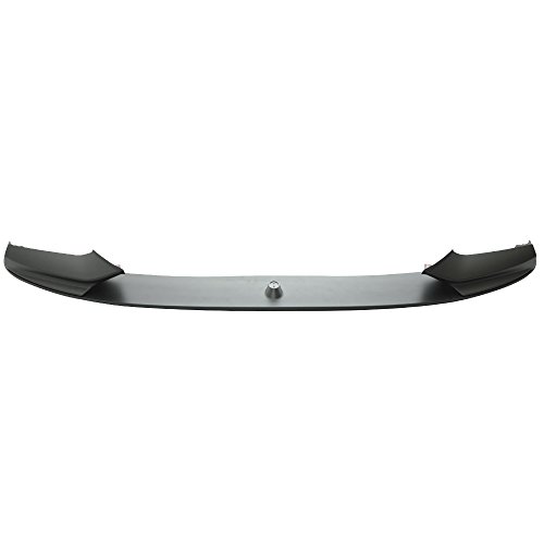 Front Bumper Lip Compatible with 2011-2016 BMW F10 5 Series, Performance Style Unpainted PP Air Dam Chin Protector Front Bumper Lip by IKON MOTORSPORTS, 2012 2013 2014 2015