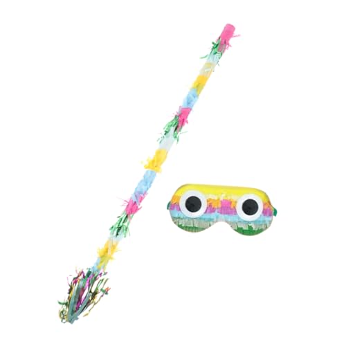 COLLBATH Pinata Set mit Schläger und Augenmaske