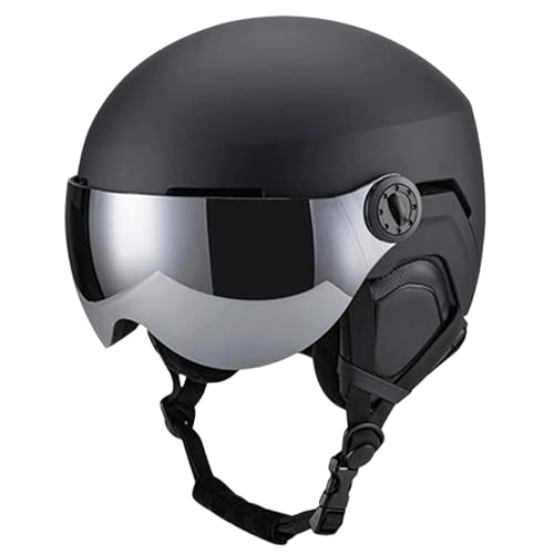 スノーボードヘルメット | 通気性と保温性に スノーボードギア,冬のスキーゴーグルヘルメット,男性・青年・大人・スキーヤー・スノーボーダー・ダウンヒル・リゾート・アウトドアスポーツ・モーターサイクル向け