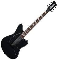 Solidbody Electric Guitar with Poplar Body 2 Humbucking Pickups - Satin Black Laurel Fingerboard Maple Neck
