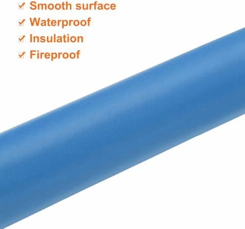 MECCANIXITY Pipe Insulation Foam Tube 1-1/8" ID x 1-1/2" OD 3ft Foam Tubing Heat Insulated Pipe for AC Unit Handle Grip Water Pipe Freeze Protection - 28x38mm/Blue — view 2