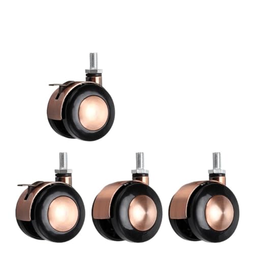 Roulettes pivotantes pour table basse et meuble de salon lot de 4 de 2 pouces