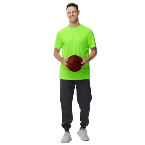 Mens Quick Dry Fit Mositure Wicking Athletic Performance T Shirt -Crewneck Outdoor Activewear Tops3