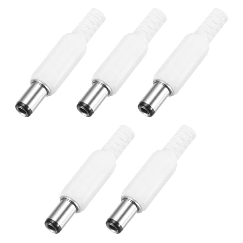 MECCANIXITY 5 Piezas Adaptador Conector DC Macho 6.3mm x 3.0mm miniatura 1