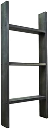 FixtureDisplays® 3-Foot Rustic Farmhouse Blanket Ladder, Wall-Leaning Decorative Wood Ladder, Ladder-Style Pine Wood Blanket Rack Easy Assembly Required 16″ Wide 10102-3-NF