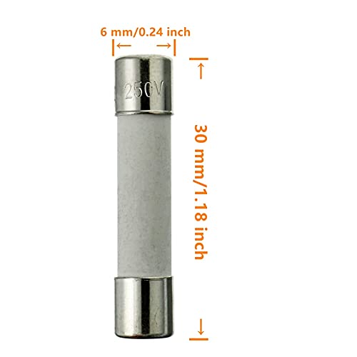 Fusibles 6x30mm kit d'assortiment FFOCCO 250V action rapide de 0.5 ampères à 30 ampères - 6