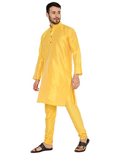Image of Maharaja Banarasi Dupion Silk Kurta Pjama Set for Men