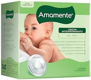 AMAMENTE Concha Antiempedramento - Base Flexível (Pós-Parto) Amam...