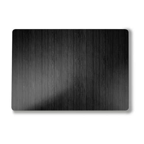 Laptop Skin Compatible with Surface Laptop 7 15" (2024) - Black Wood - Premium 3M Vinyl Protective Wrap Decal Cover - Easy to Apply | Crafted in The USA by MightySkins