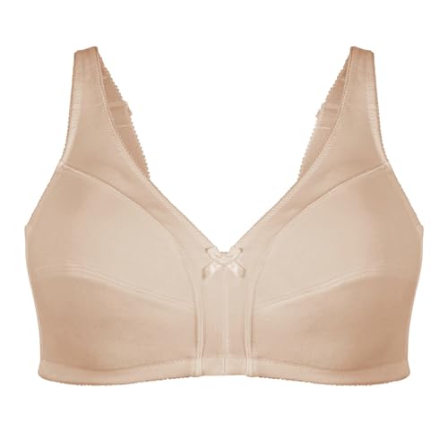 Image of Bestform Women's Comfortable Wireless Cotton Bra with Unlined Seamed Cups 5006825