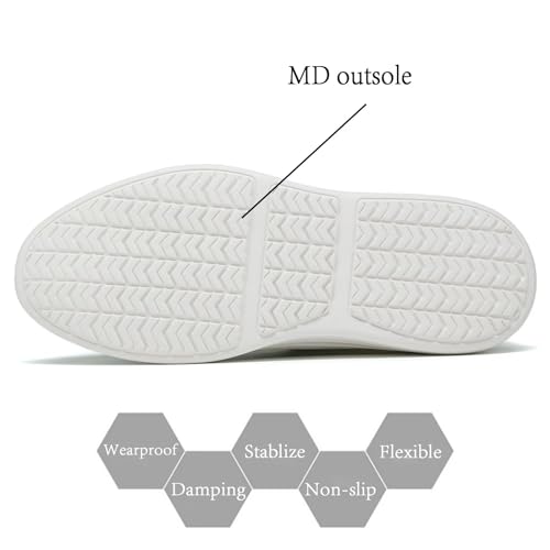 Image of Mens Casual Dress Shoes Fashion Walking Sneakers Mesh Business Oxfords Work Lightweight Soft Sole Zapatos