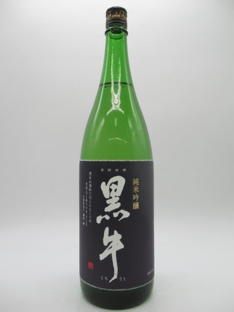 Amazon.co.jp: 名手酒造 黒牛 純米吟醸酒 1800ml : 食品・飲料・お酒