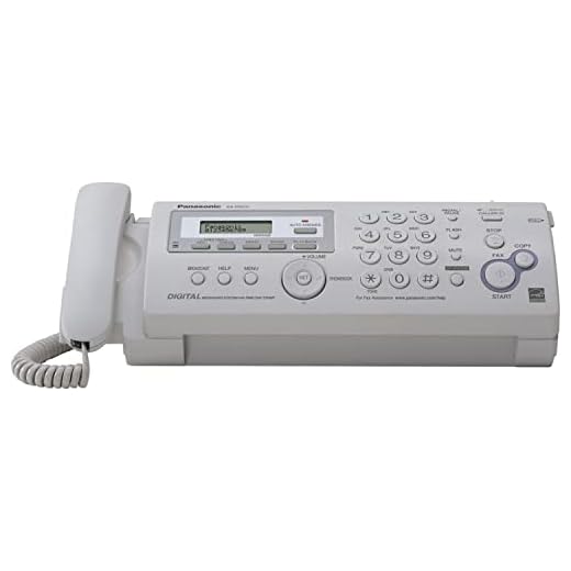 Compact Plain Paper Fax/Copier with Answering System