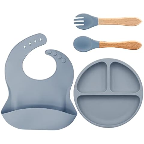 Lookka Baby Weaning Set with Suction Plate Cover