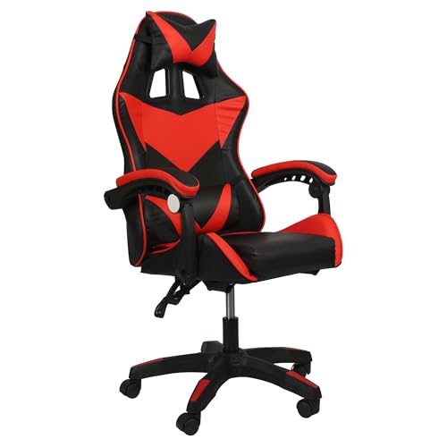 Gaming Chair Ergonomic Drafting Chair Tall Office Chair with Lumbar Support and Adjustable Footrest...