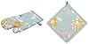 HOMEFRONT 2-Piece 100% Cotton Oven Mitt & Pot Holder Set – Heat-Resistant Quilted Kitchen Essentials for Baking, Cooking & Everyday Use – Green Floral Print #1