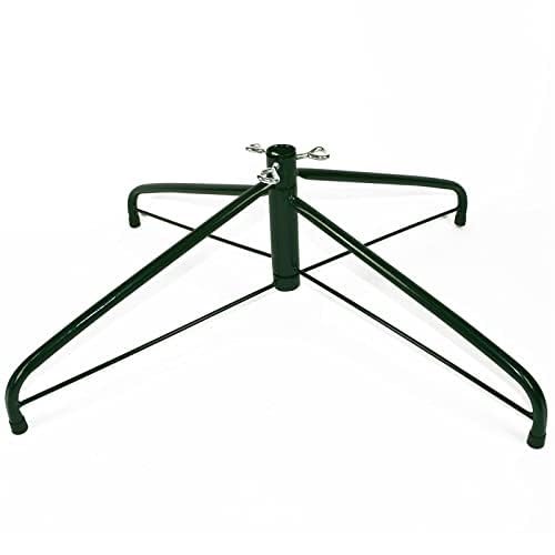 Magie di Natale Base de substituição para árvore de Natal de 4 pés suporte de metal dobrável (Ø 45 x 16 cm)
