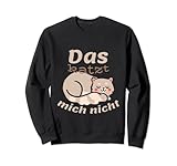 Photo Gallery divertente design a forma di gatto con scritta in lingua tedesca "das katzt mich nicht" felpa Photo Gallery divertente design a forma di gatto con scritta in lingua tedesca "das katzt mich nicht" felpa