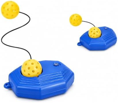 Solo Pickleball Trainer – Adjustable Bounce-Back Training System ...
