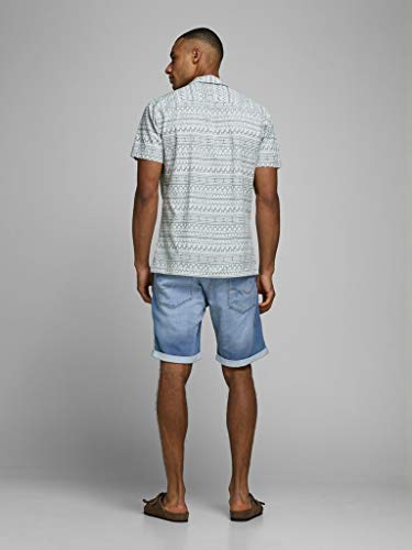 JACK & JONES Herren JJIRICK JJICON GE 003 I.K STS Shorts, Blue Denim, M – Ansicht 3
