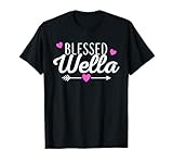 Blessed Wella Grandma Shirt Grandmother Womens Mothers Day T-Shirt