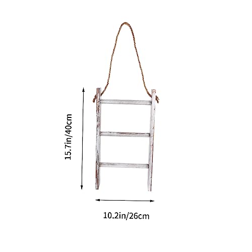 Échelle à serviettes bois sans perçage pour optimiser les petits espaces - 3
